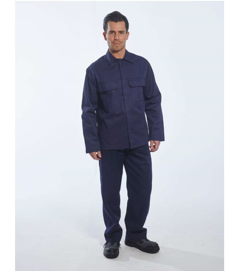 波伟斯特 BIZ2 Bizweld防阻燃防静电防电弧分体防护服 荧光橘/藏青色