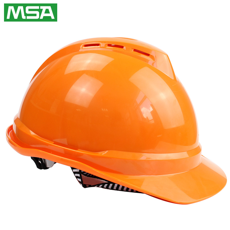 MSA 10172479 V-Gard 豪华型安全帽（ABS，超爱戴，灰针织，尼龙，D）
